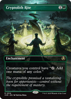 Cryptolith Rite (0316) (Borderless) - Foil