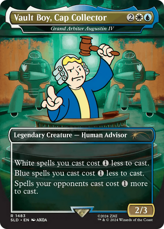 Vault Boy, Cap Collector [Grand Arbiter Augustin IV] (1483) (Borderless)