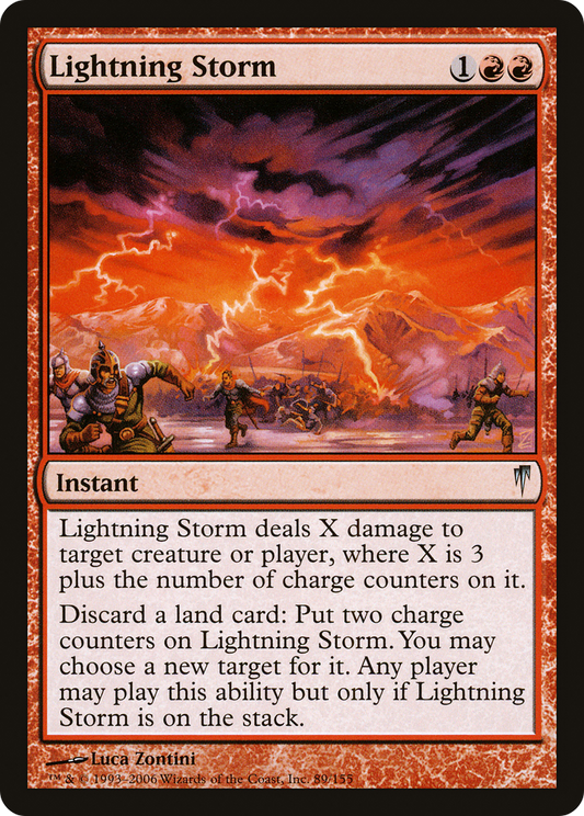 Lightning Storm - Foil