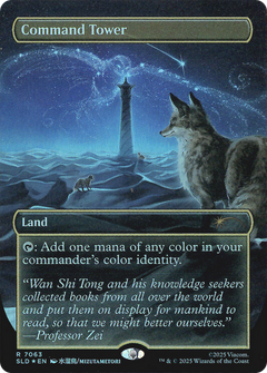 Command Tower (7063) (Borderless) (SLD) - Foil