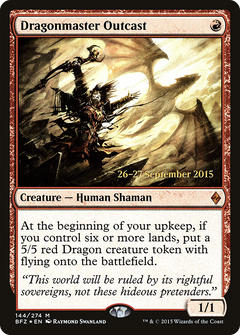 Dragonmaster Outcast (144) (Prerelease) - Foil
