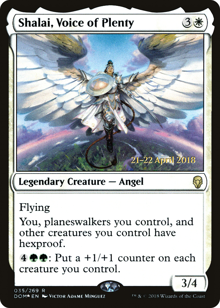 Shalai, Voice of Plenty (035) (Prerelease) - Foil