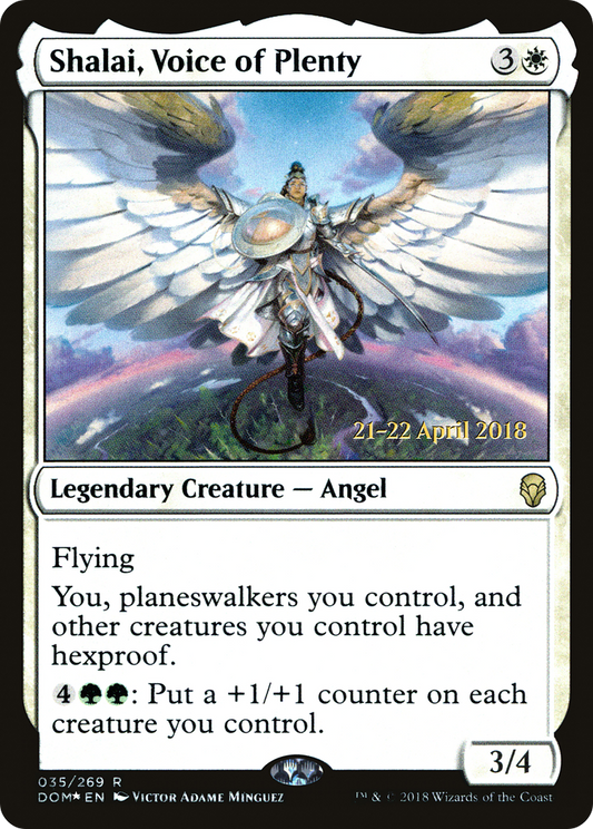 Shalai, Voice of Plenty (035) (Prerelease) - Foil