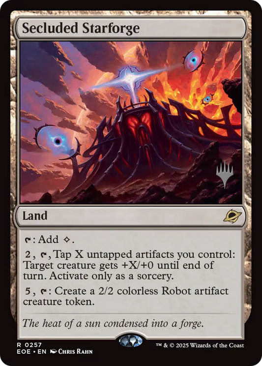 Secluded Starforge (0257) (Promo Pack) - Foil