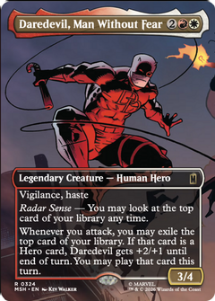 Daredevil, Man Without Fear (0324) (Borderless) (MSH) - Foil