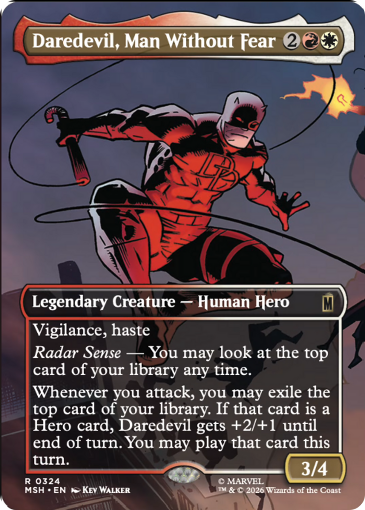 Daredevil, Man Without Fear (0324) (Borderless) (MSH)