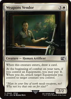 Weapons Vendor - Foil