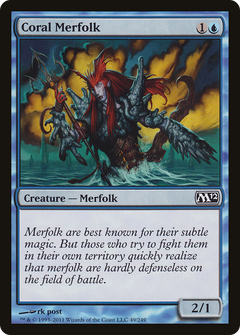 Coral Merfolk - Foil
