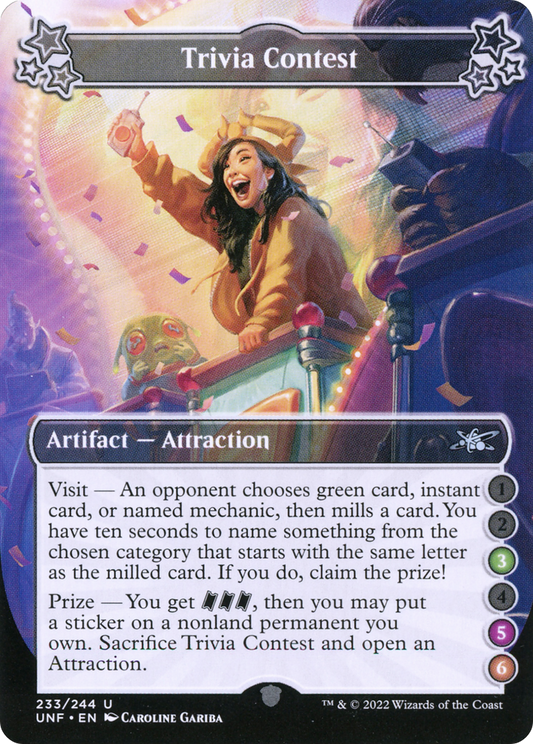 Trivia Contest (3-5-6) - Foil