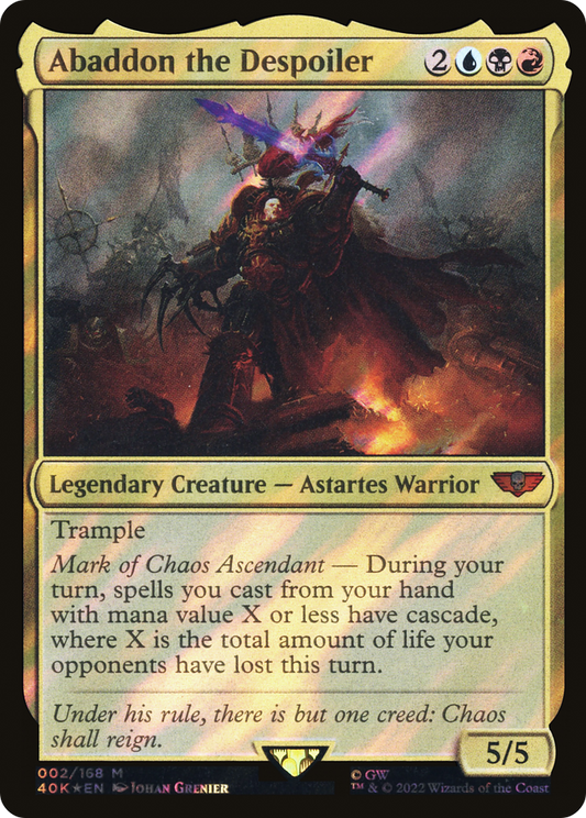 Abaddon the Despoiler (002) - Surge Foil