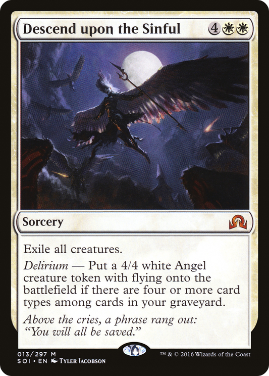 Descend Upon the Sinful - Foil
