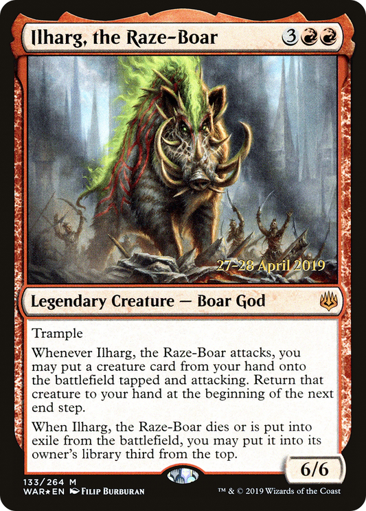 Ilharg, the Raze-Boar (133) (Prerelease) - Foil