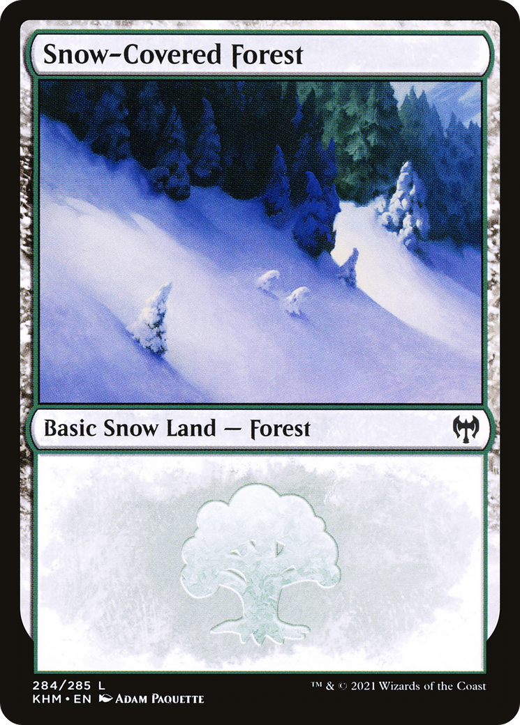 Snow-Covered Forest (284) - Foil