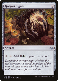 Golgari Signet - Foil