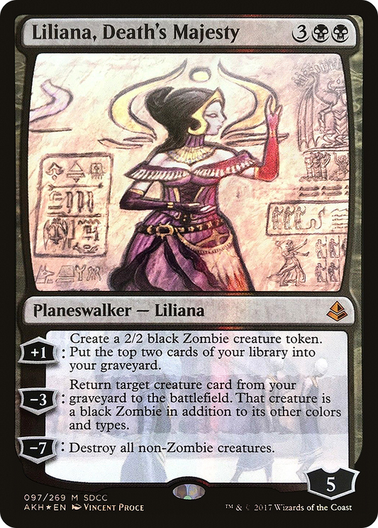 Liliana, Death's Majesty (097) (2017) (SDCC) - Foil