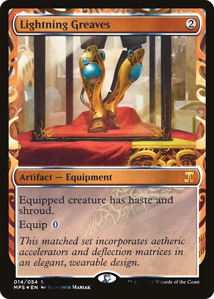Lightning Greaves (014) - Foil