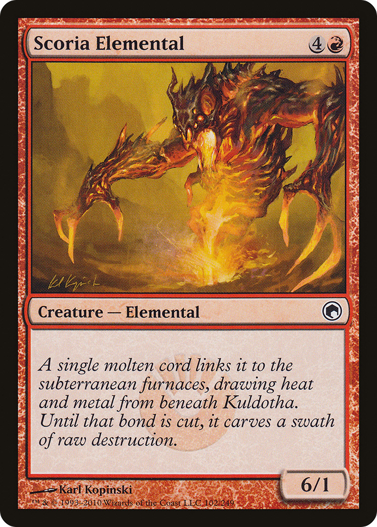 Scoria Elemental - Foil