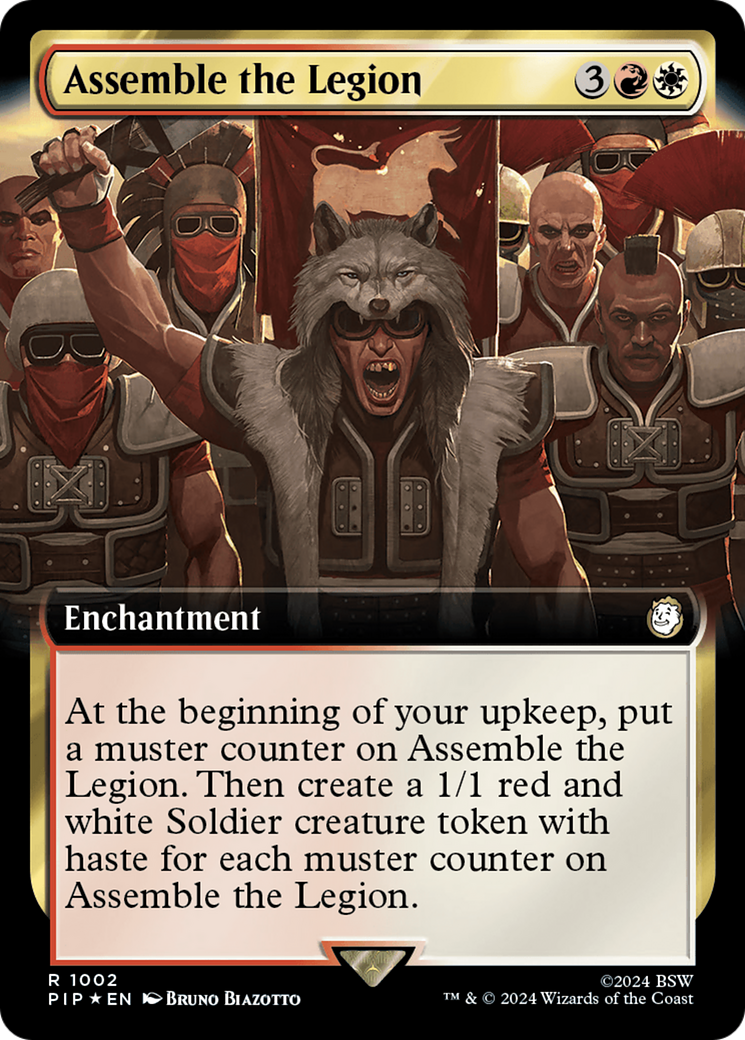 Assemble the Legion (1002) (Extended Art) - Surge Foil