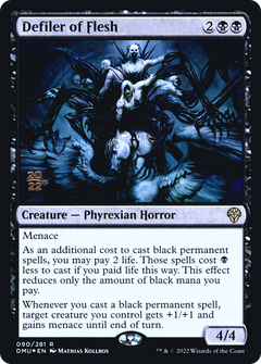 Defiler of Flesh (090) (Prerelease) - Foil