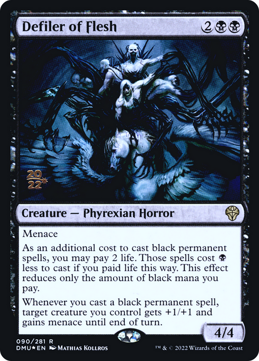 Defiler of Flesh (090) (Prerelease) - Foil