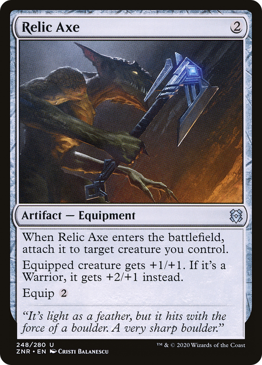 Relic Axe - Foil