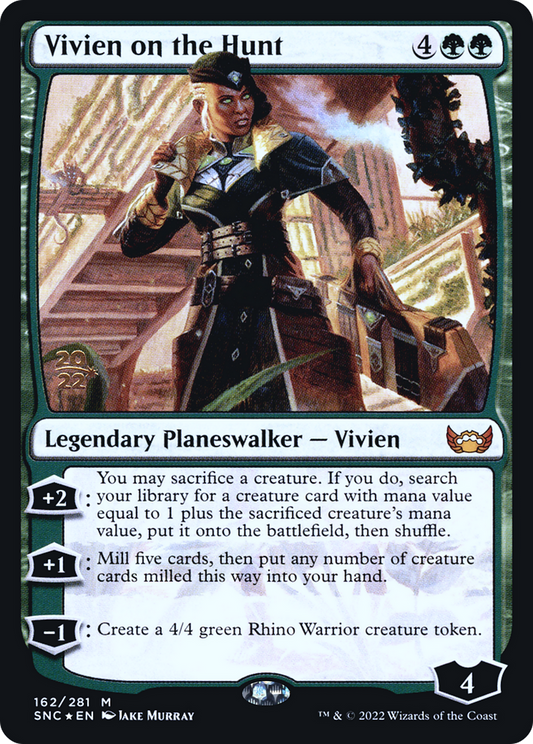 Vivien on the Hunt (162) (Prerelease) (PSNC) - Foil