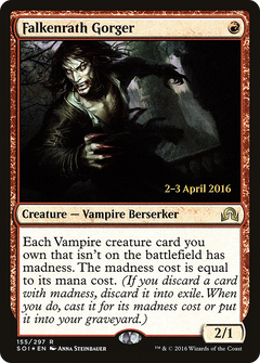 Falkenrath Gorger (155) (Prerelease) - Foil