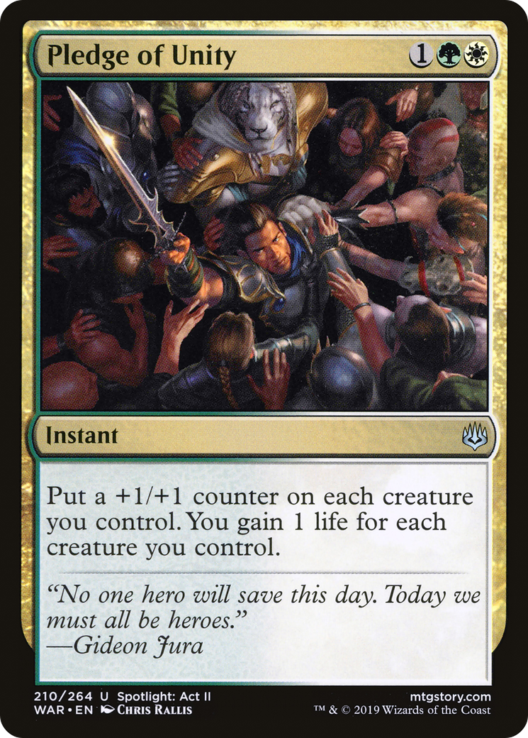 Pledge of Unity - Foil