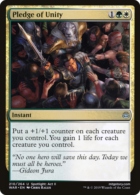 Pledge of Unity - Foil