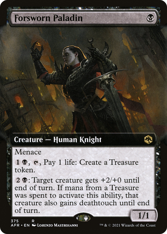 Forsworn Paladin (375) (Extended Art) - Foil