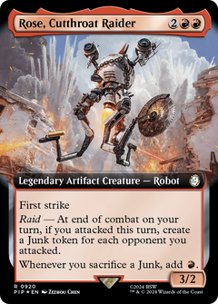 Rose, Cutthroat Raider (0920) (Extended Art) - Surge Foil