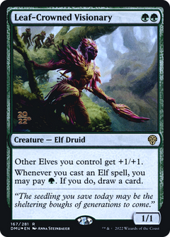 Leaf-Crowned Visionary (167) (Prerelease) - Foil