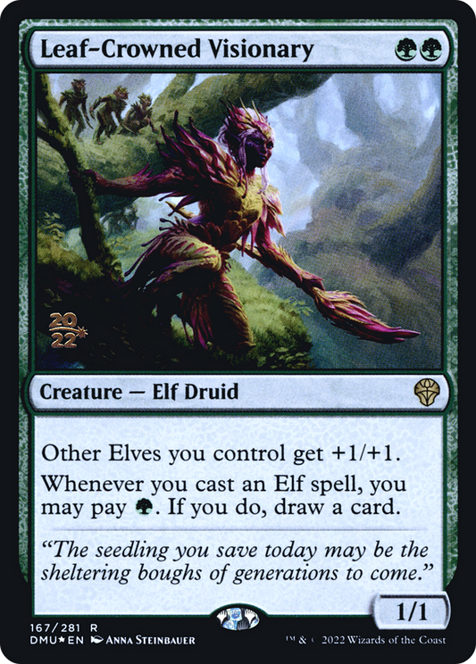 Leaf-Crowned Visionary (167) (Prerelease) - Foil