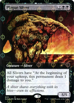 Plague Sliver (633) (Extended Art) - Compleat Foil