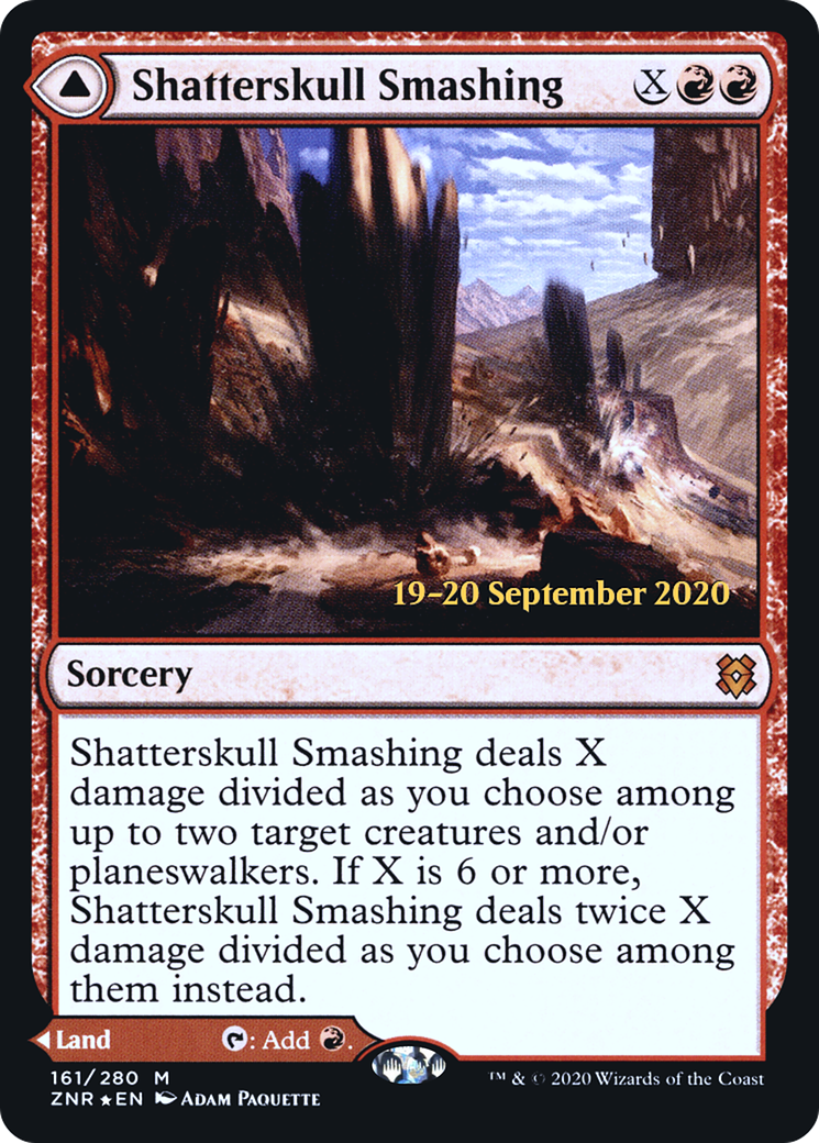 Shatterskull Smashing // Shatterskull, the Hammer Pass (161) (Prerelease) (PZNR) - Foil
