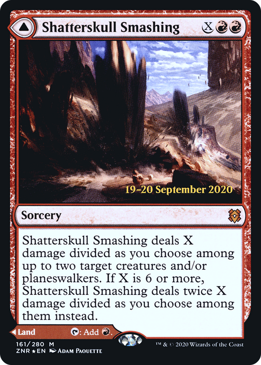 Shatterskull Smashing // Shatterskull, the Hammer Pass (161) (Prerelease) (PZNR) - Foil