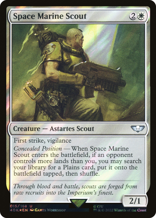 Space Marine Scout - Surge Foil