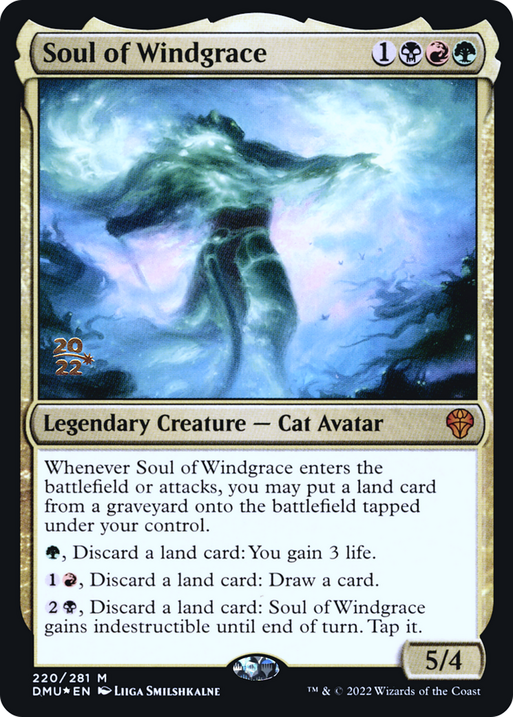 Soul of Windgrace (220) (Prerelease) - Foil