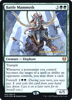 Battle Mammoth (160) (Prerelease) - Foil
