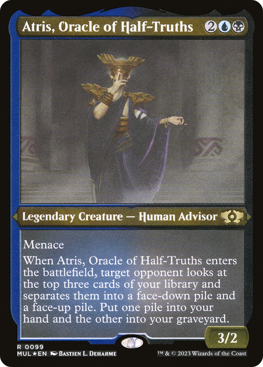 Atris, Oracle of Half-Truths (0099) - Foil Etched