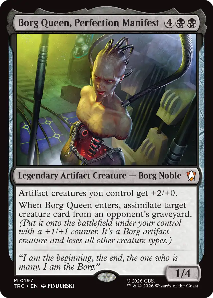 Borg Queen, Perfection Manifest (TRC)