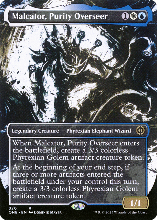 Malcator, Purity Overseer (320) (Borderless) (Showcase) - Foil
