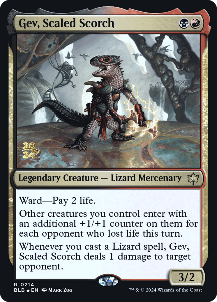 Gev, Scaled Scorch (0214) (Prerelease) - Foil