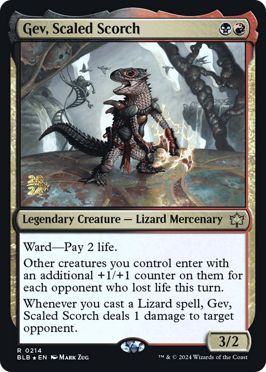 Gev, Scaled Scorch (0214) (Prerelease) - Foil