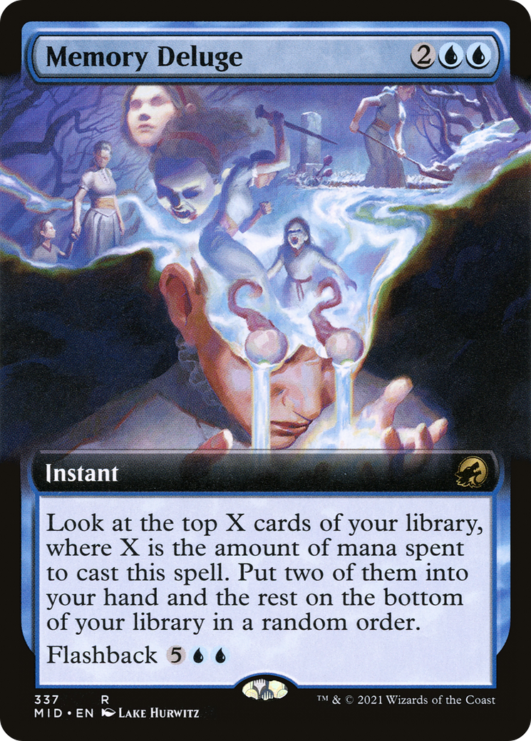 Memory Deluge (337) (Extended Art) - Foil