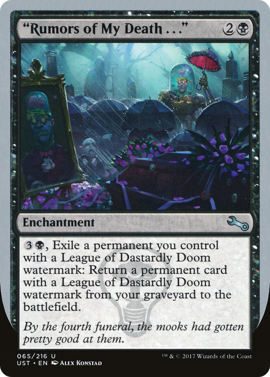 "Rumors of My Death..." - Foil