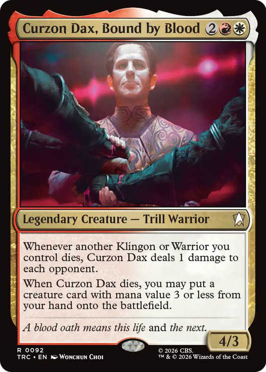 Curzon Dax, Bound by Blood (TRC) - Surge Foil
