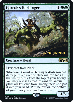 Garruk's Harbinger (185) (Prerelease) - Foil
