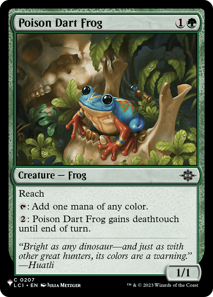 Poison Dart Frog (LCI-207) (PLST)