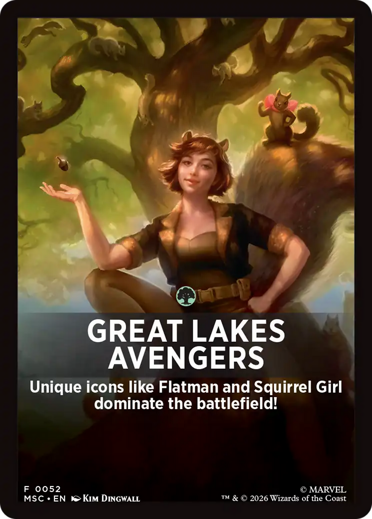 Great Lakes Avengers (0052) (Theme Card) (FMSC)